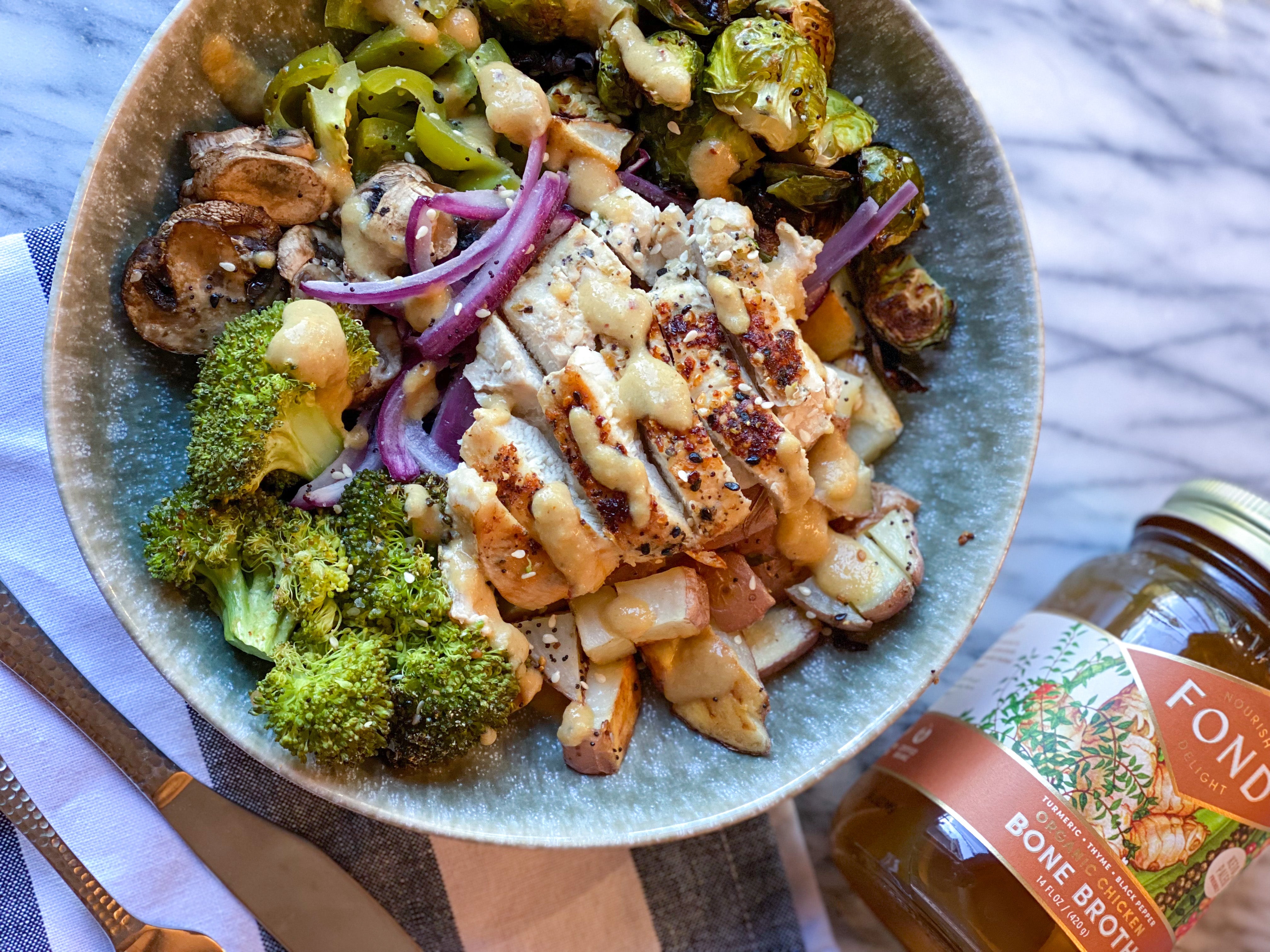 Grain Free Buddha Bowl – FOND Bone Broth Tonics