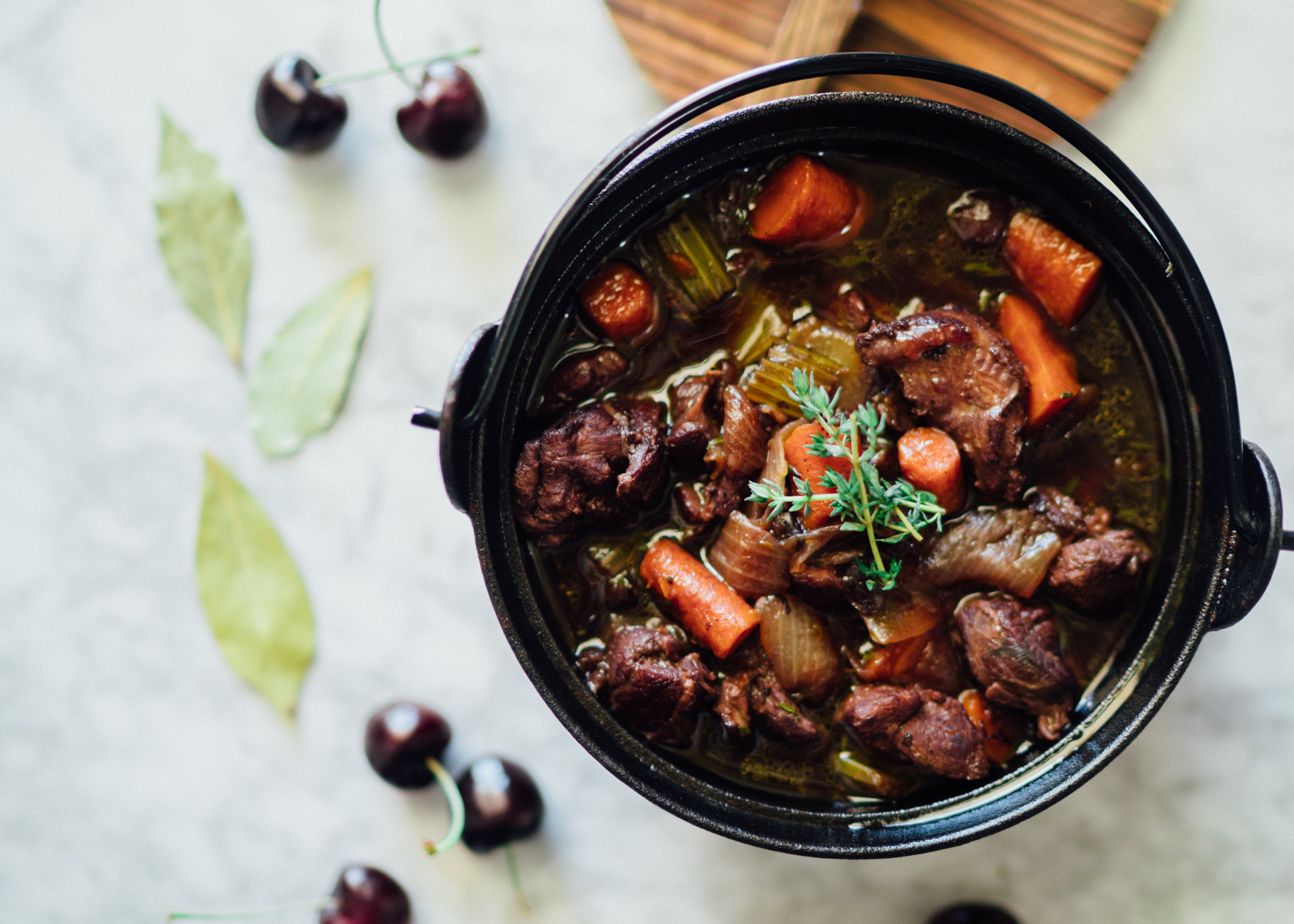 Slow Cooker Lamb Shank with Sour Cherries – FOND Bone Broth Tonics
