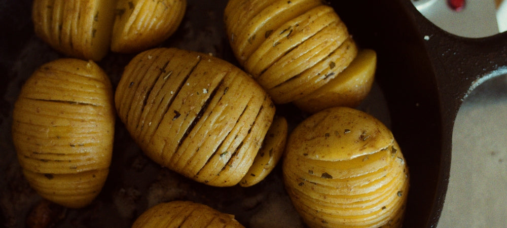 Crispy Hasselback Potatoes with Tallow – FOND Bone Broth Tonics