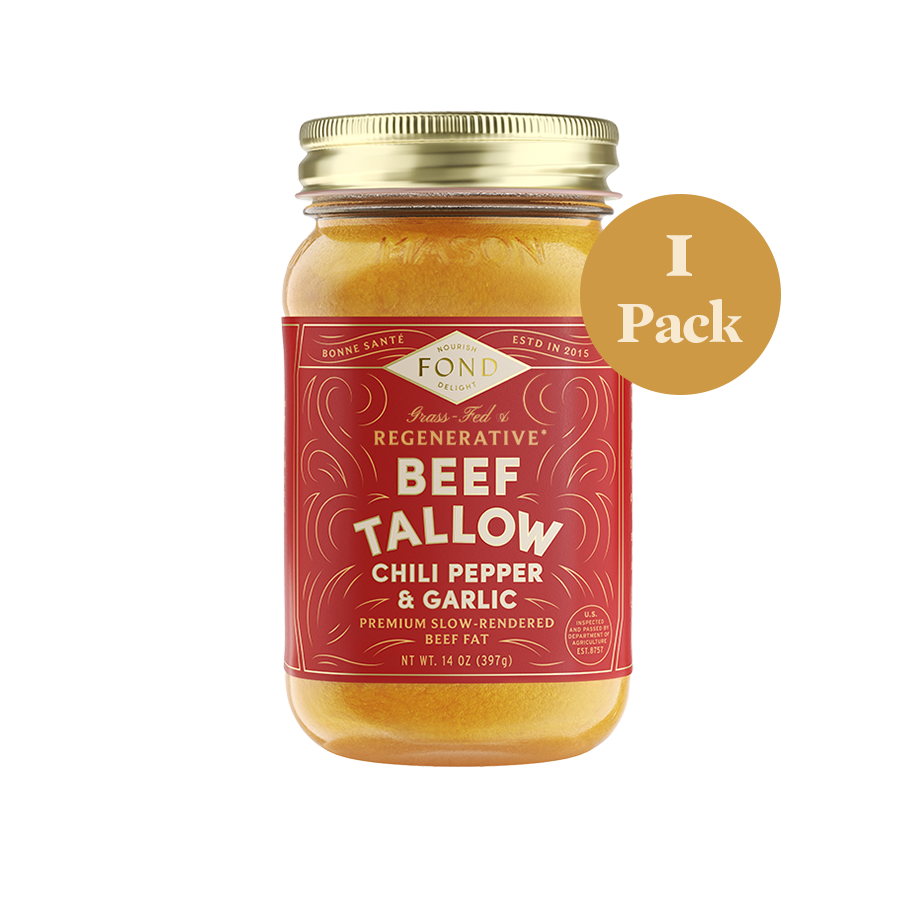 Beef Tallow - Chili & Garlic