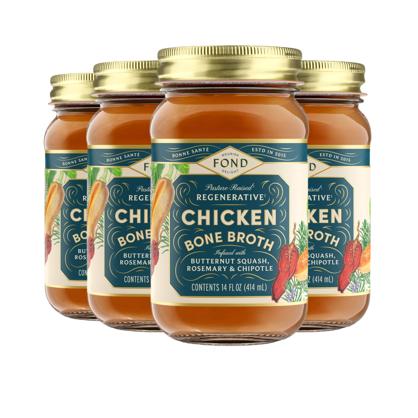 Chicken Bone Broth - Butternut & Rosemary