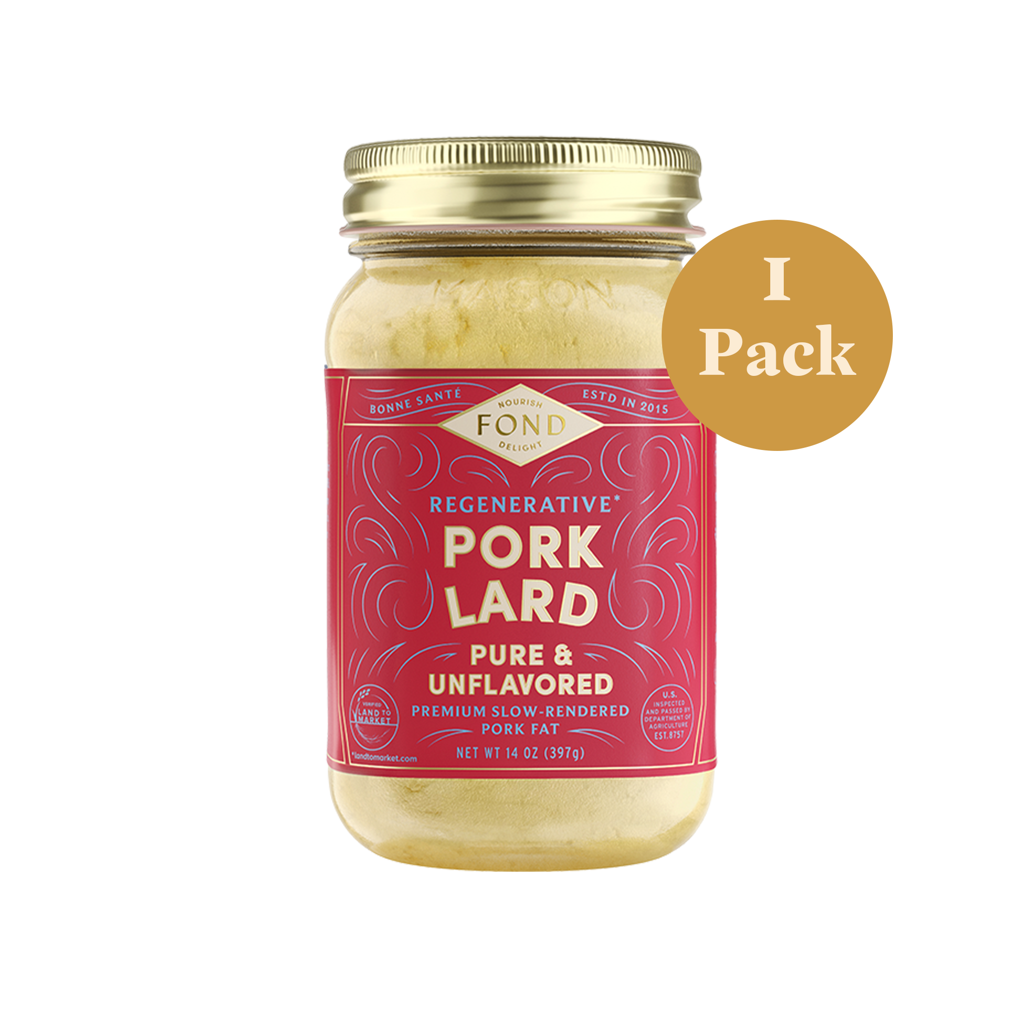 Pork Lard - Pure & Unflavored