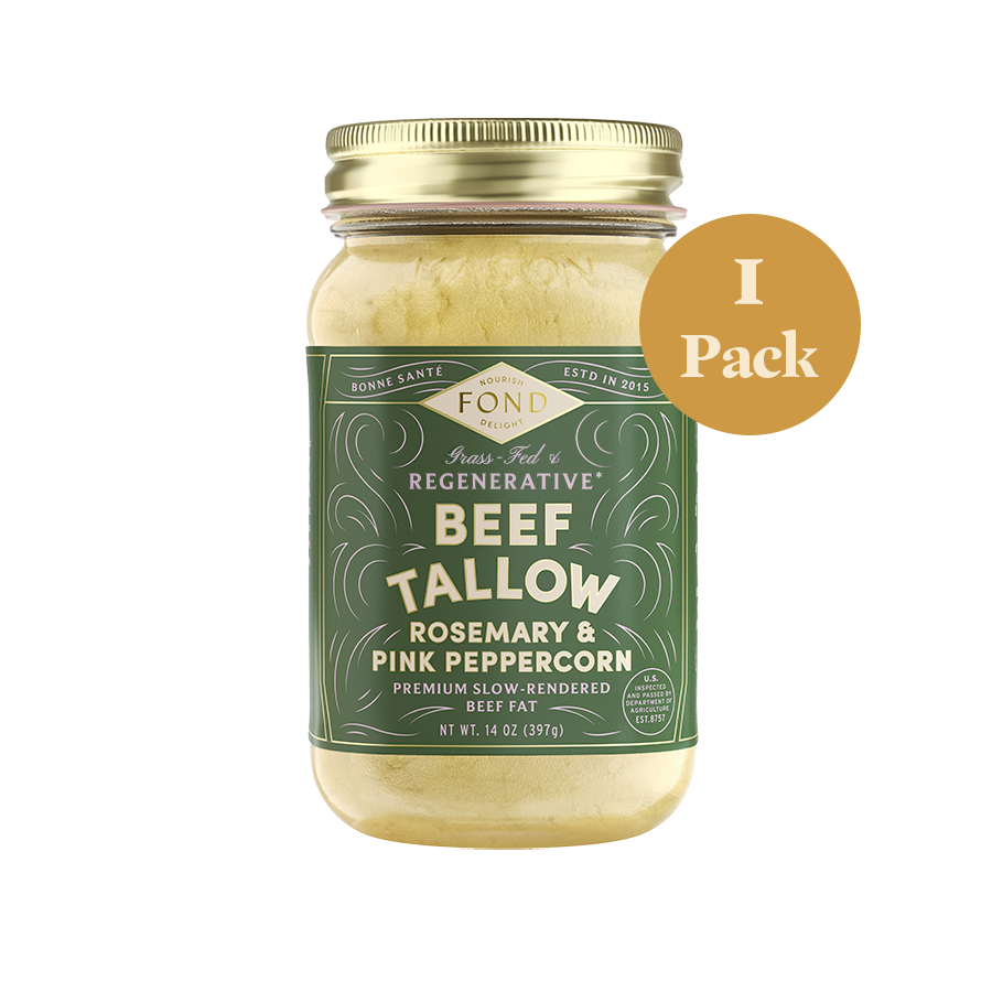 Beef Tallow - Rosemary & Pink Peppercorn