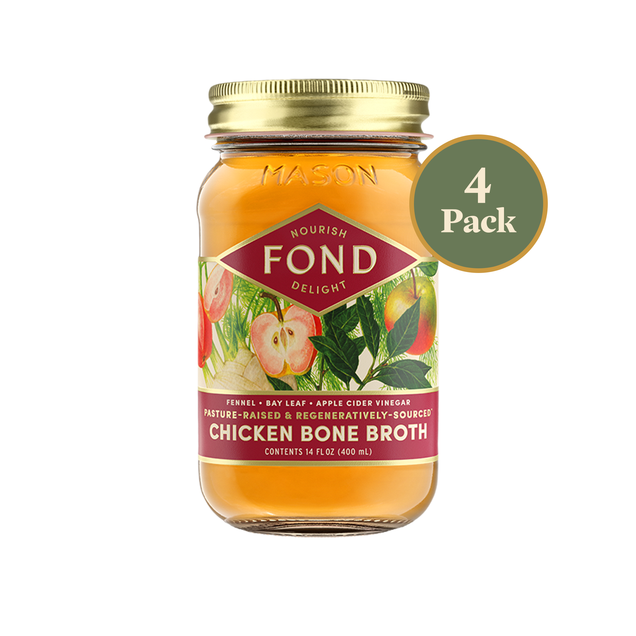 Chicken Bone Broth - Fennel & Bay Leaf