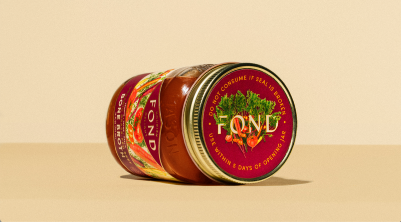 Meet Firstade, FOND's Tomato, Garlic & Thyme Beef Bone Broth