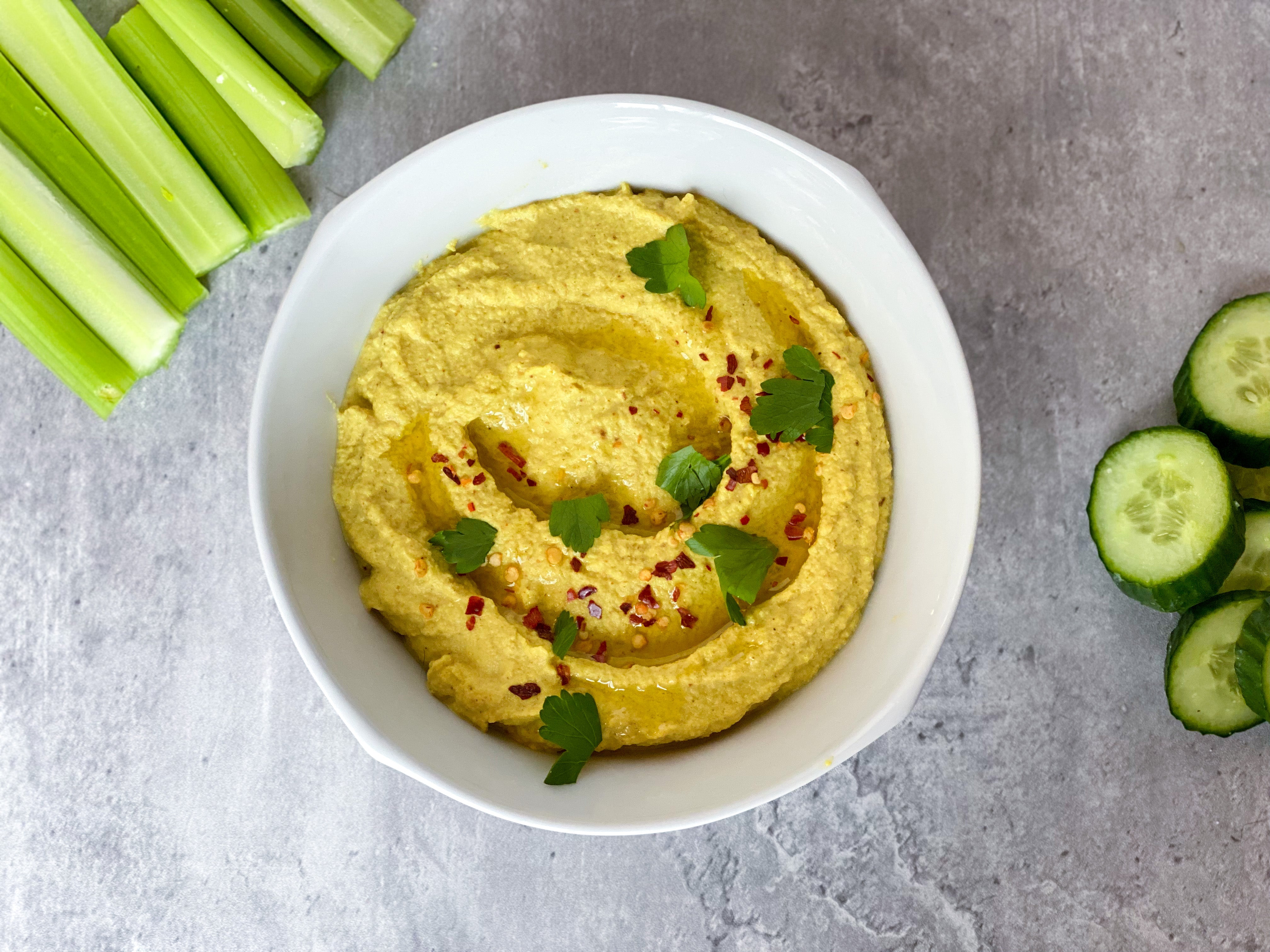 Curry Cauliflower Hummus