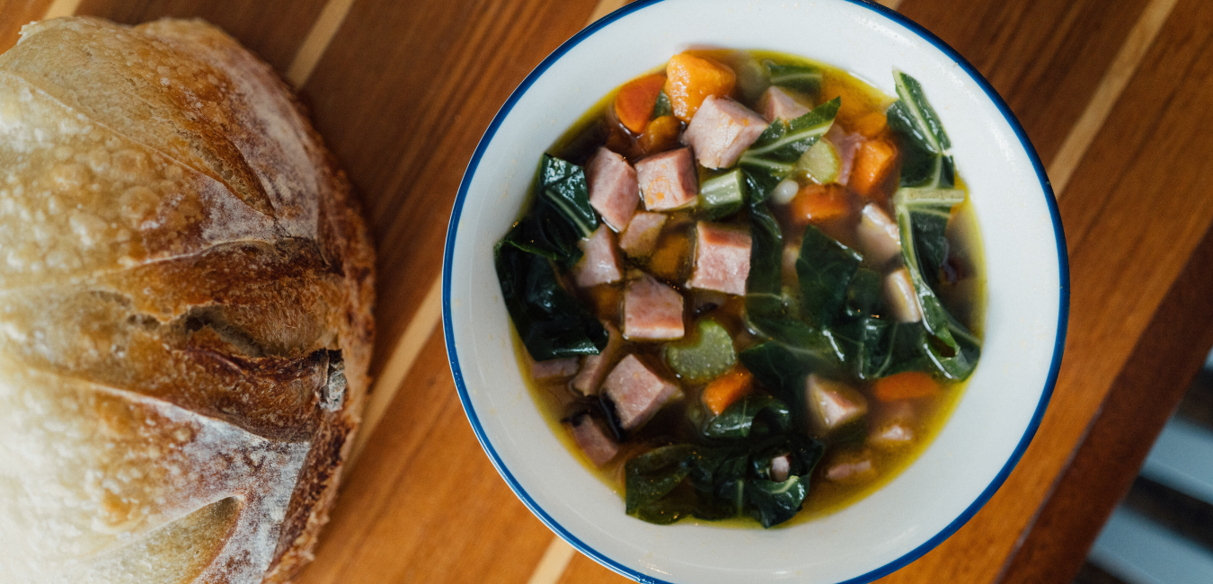 Bone Broth Black-Eyed Pea Soup