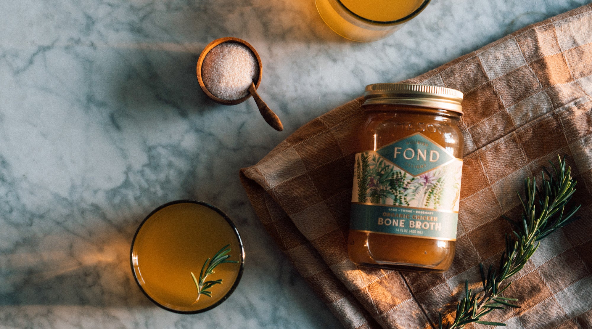 Herb Chicken Bone Broth is a Simple, Culinary Delight