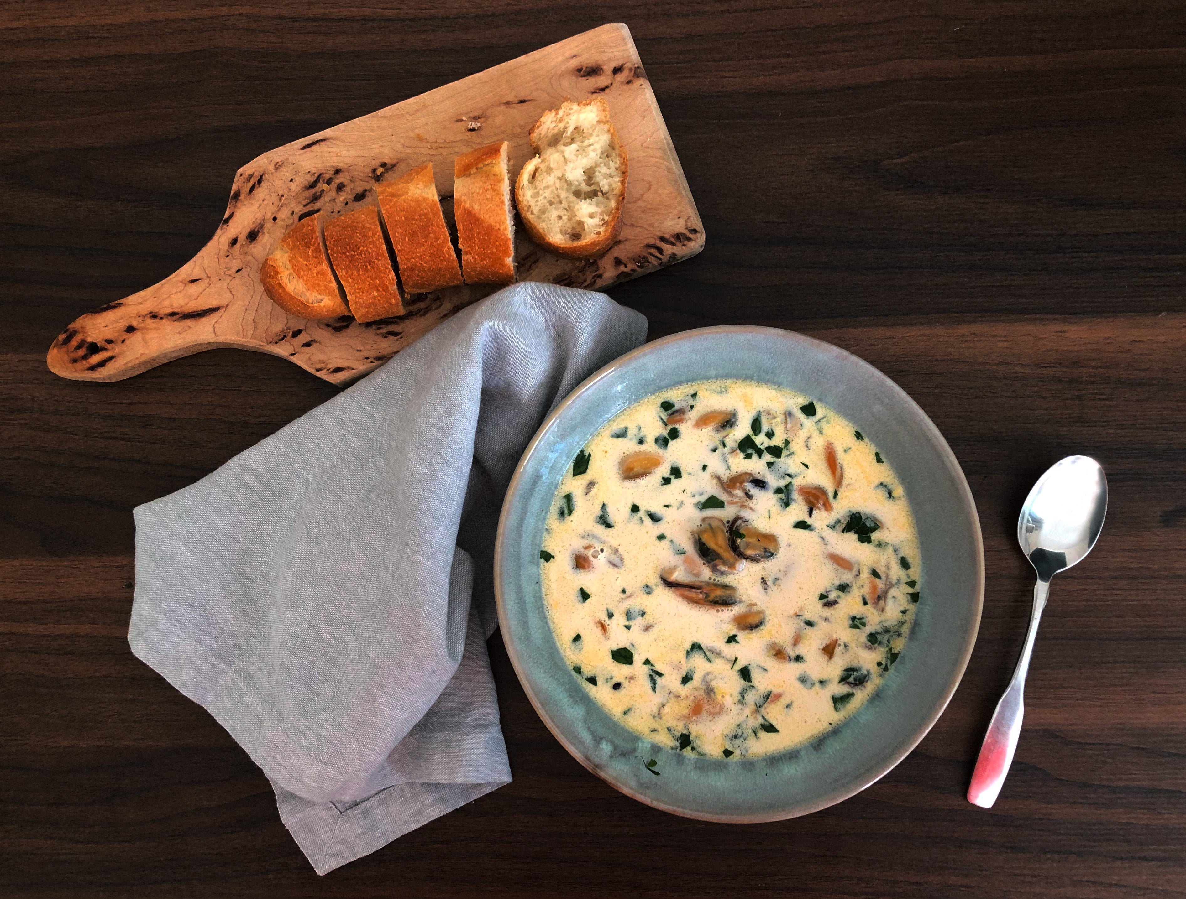 Cream of Mussels Soup