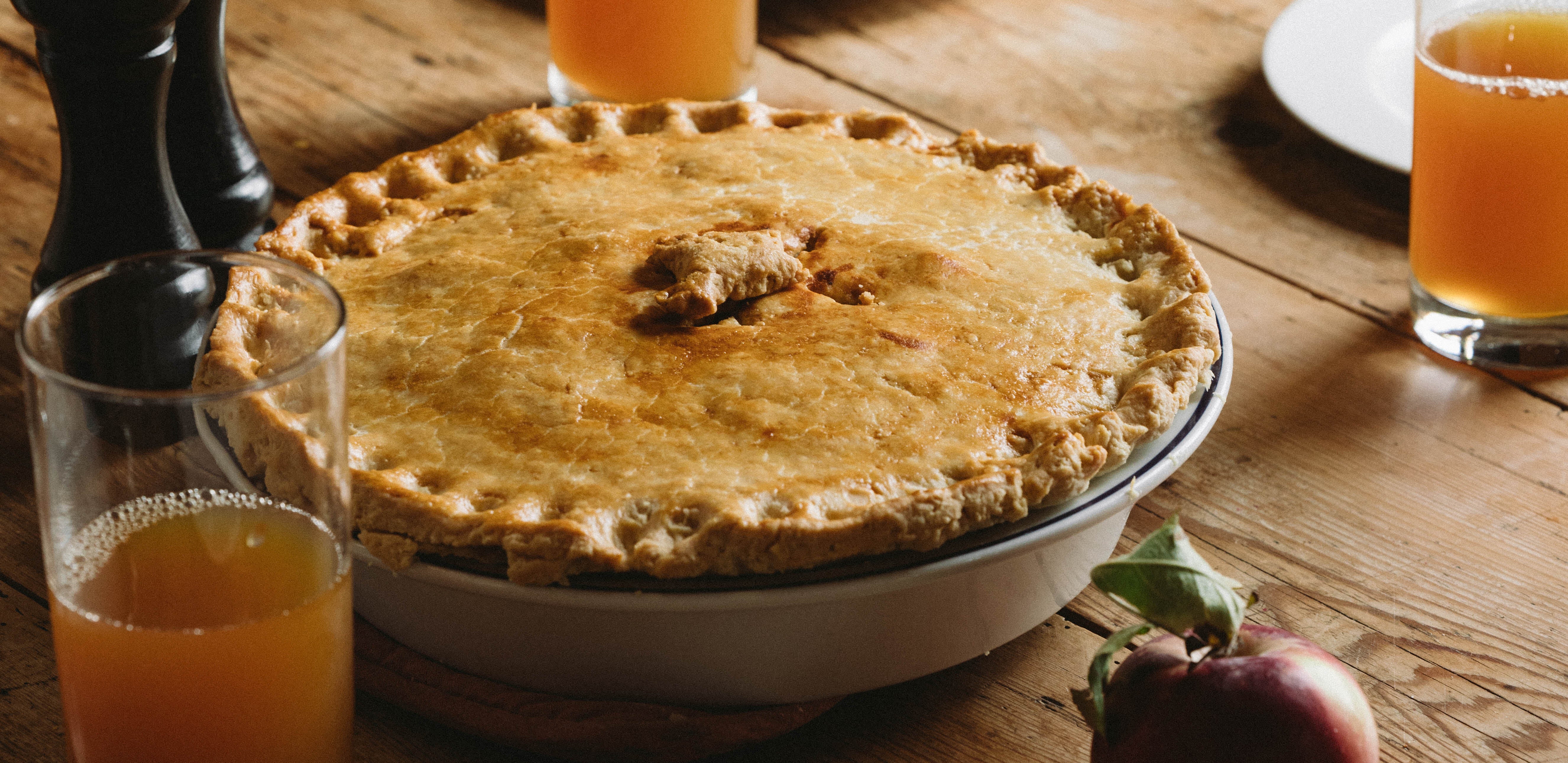 Homestyle Chicken Pot Pie with Lard Crust