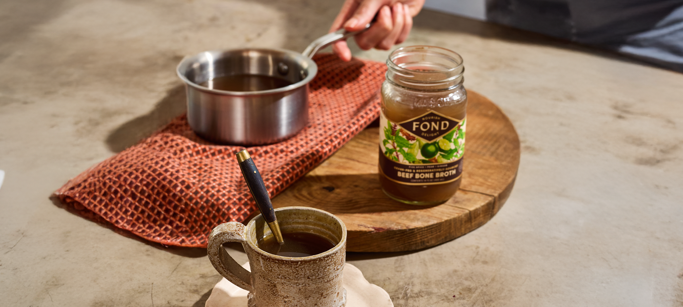 Find Your Calm in a Cup with FOND's Relaxing Bone Broth