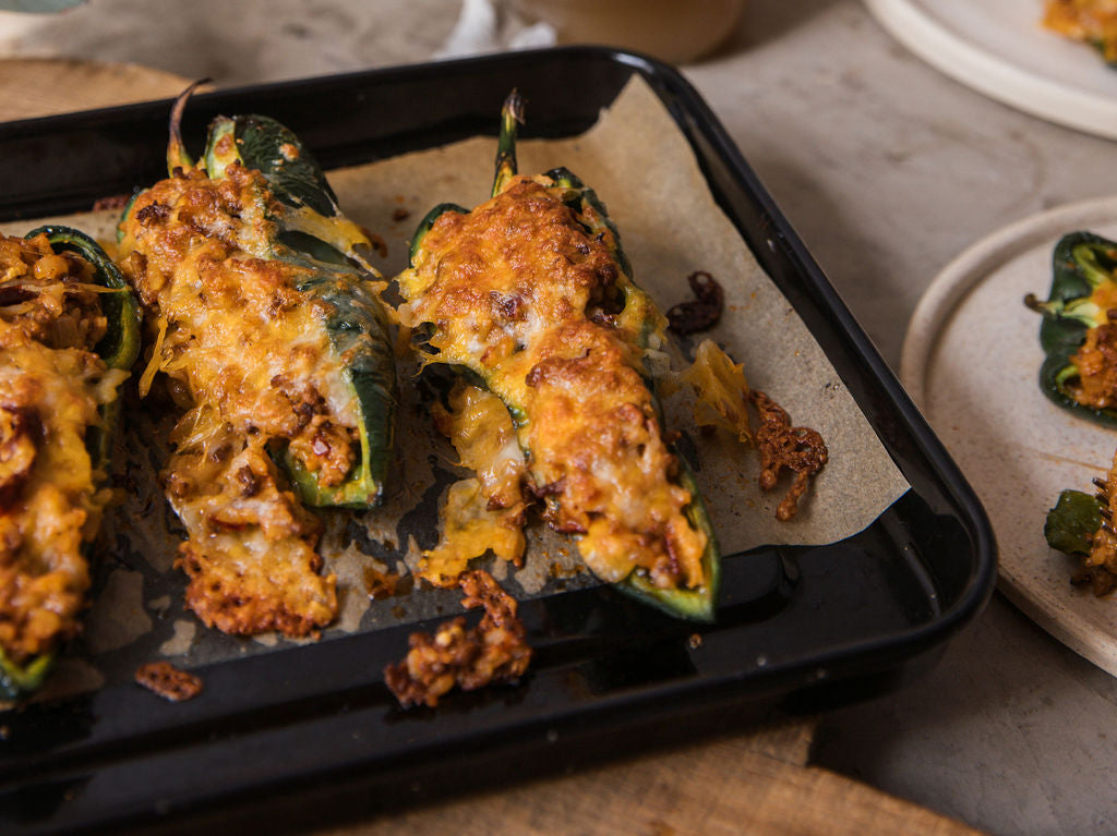 Southwest Stuffed Poblano Peppers