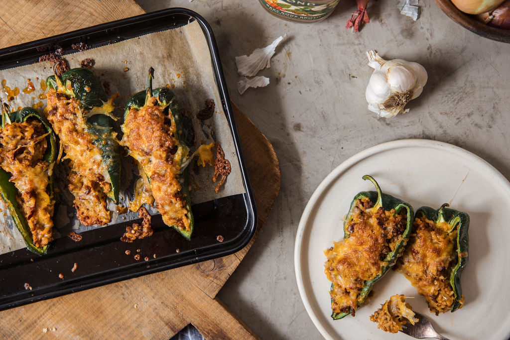 Southwest Stuffed Poblano Peppers