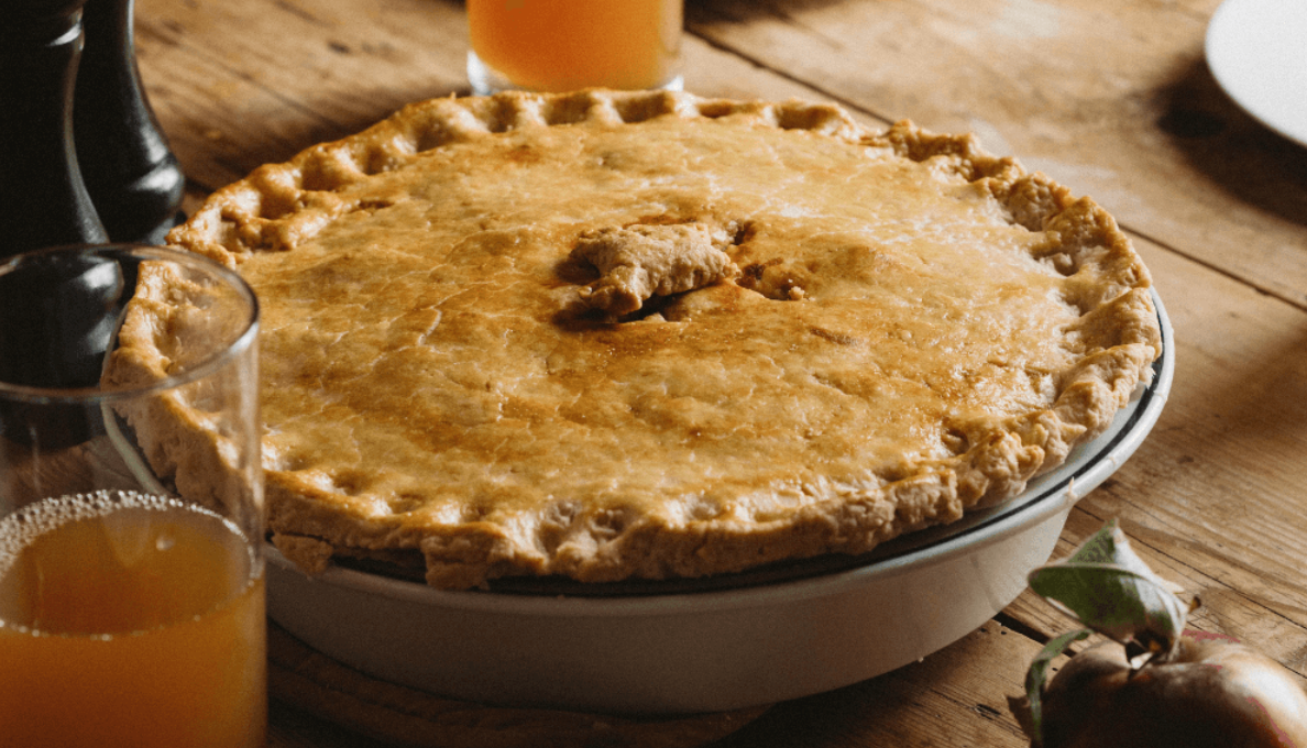 Homestyle Chicken Pot Pie with Lard Crust