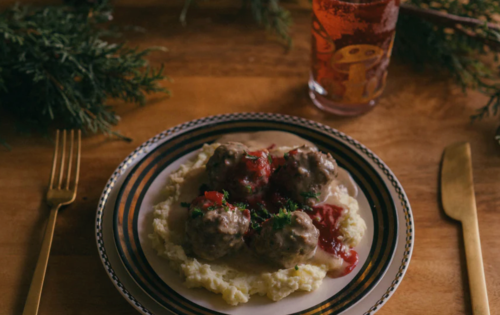 Swedish Meatballs with Bone Broth Gravy