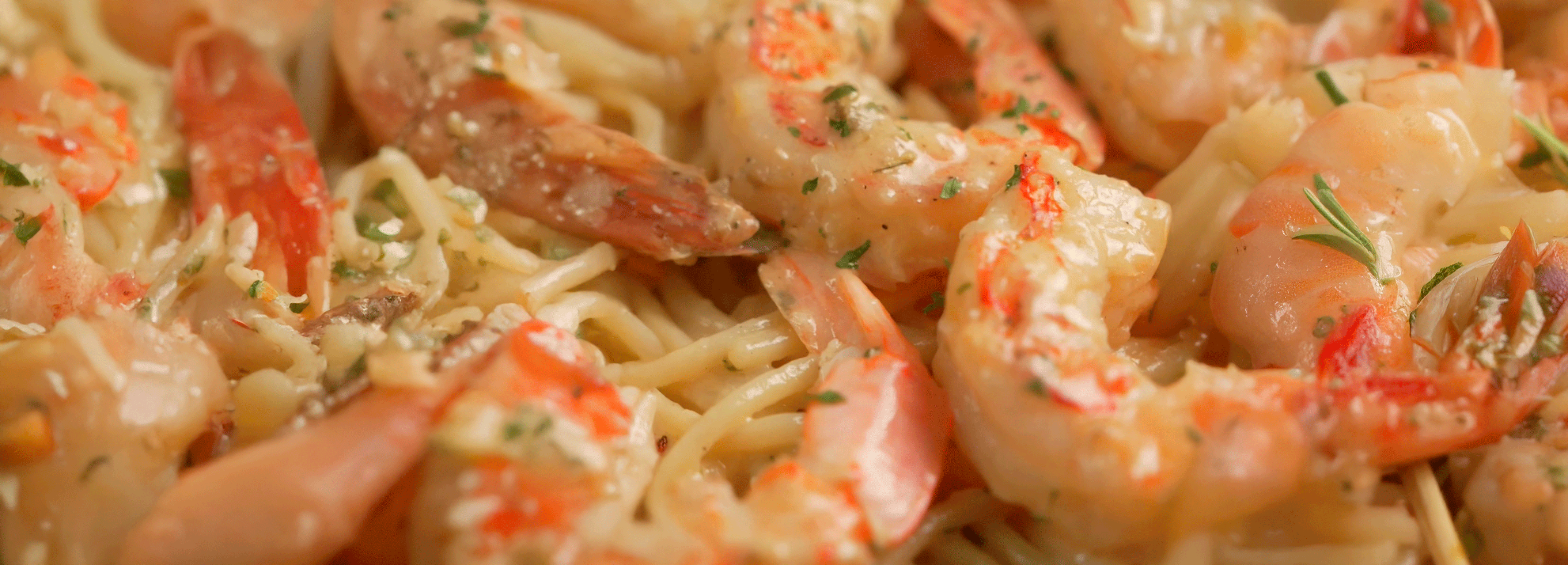 Tallow-Seared Lemon Parmesan Shrimp Pasta