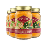 Regenerative Chicken Bone Broth - Fennel & Bay Leaf - 4 Jars