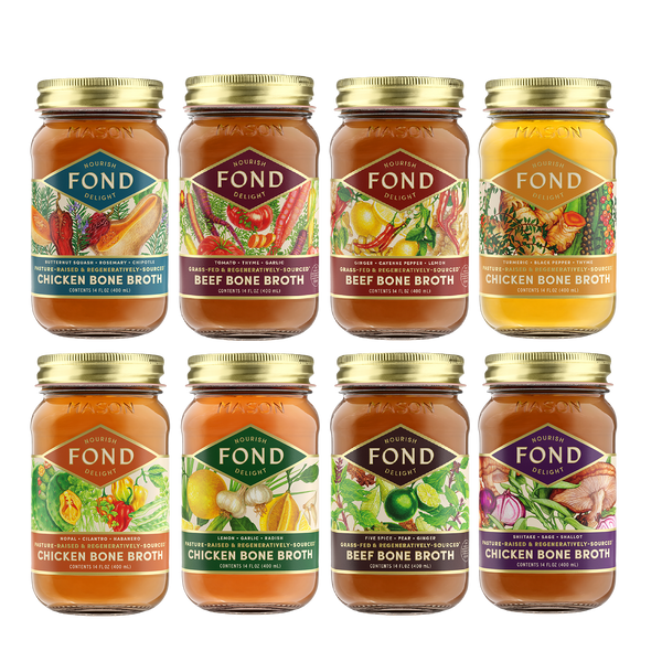Beef & Chicken Bone Broth Variety Pack