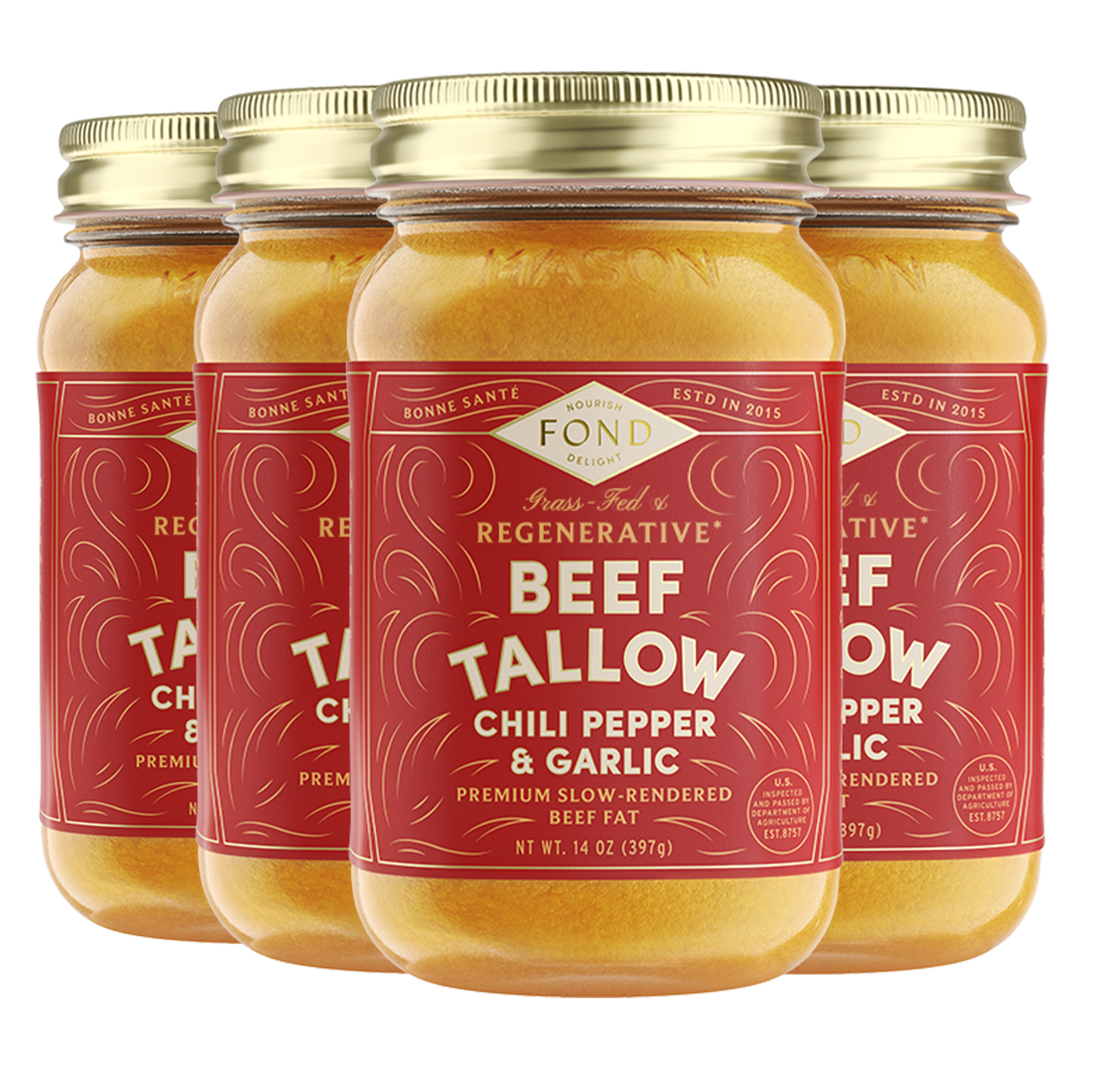 Beef Tallow - Chili & Garlic
