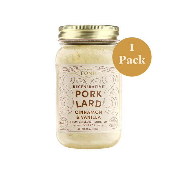 Pork Lard - Cinnamon & Vanilla