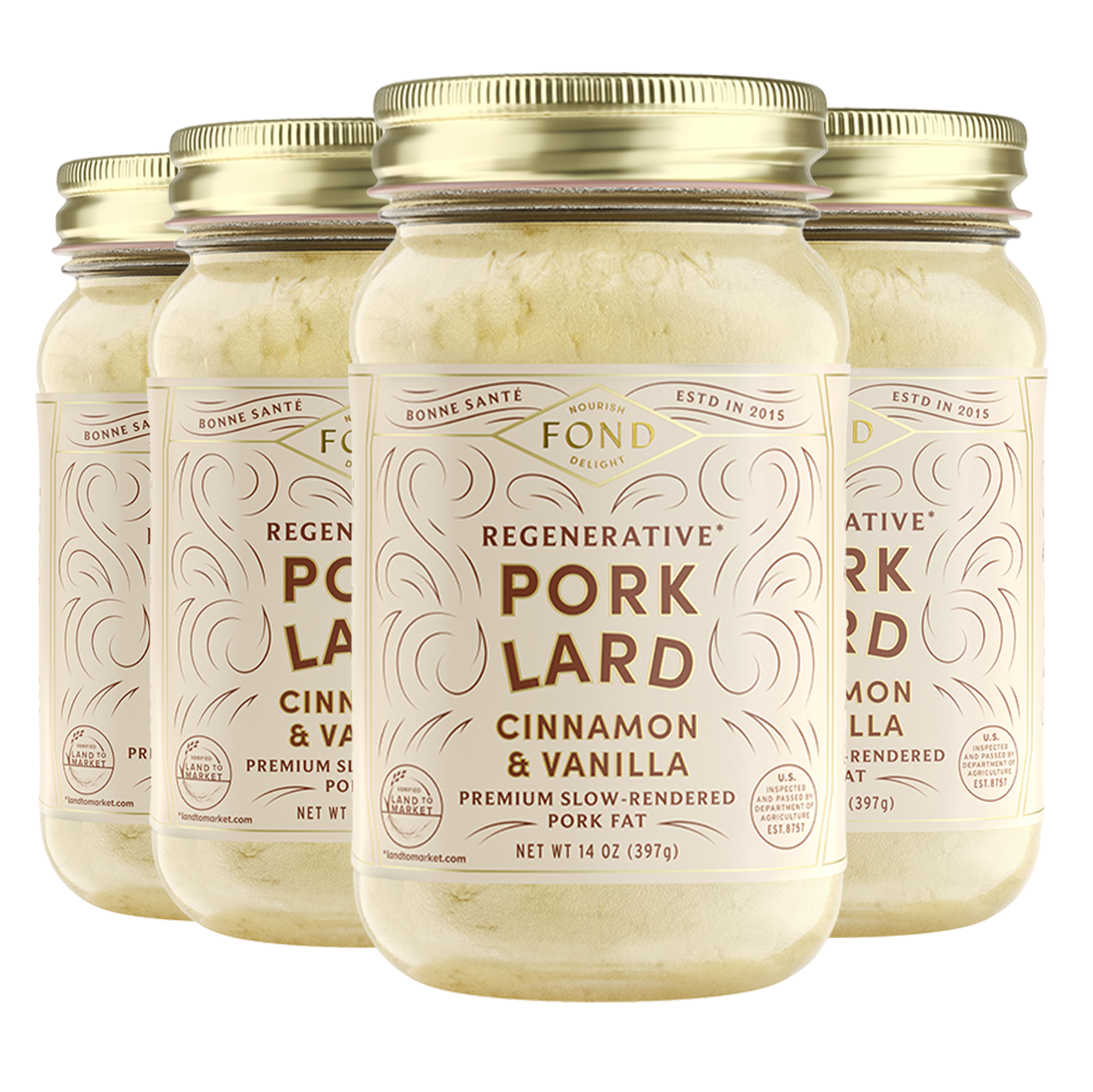 Pork Lard - Cinnamon & Vanilla