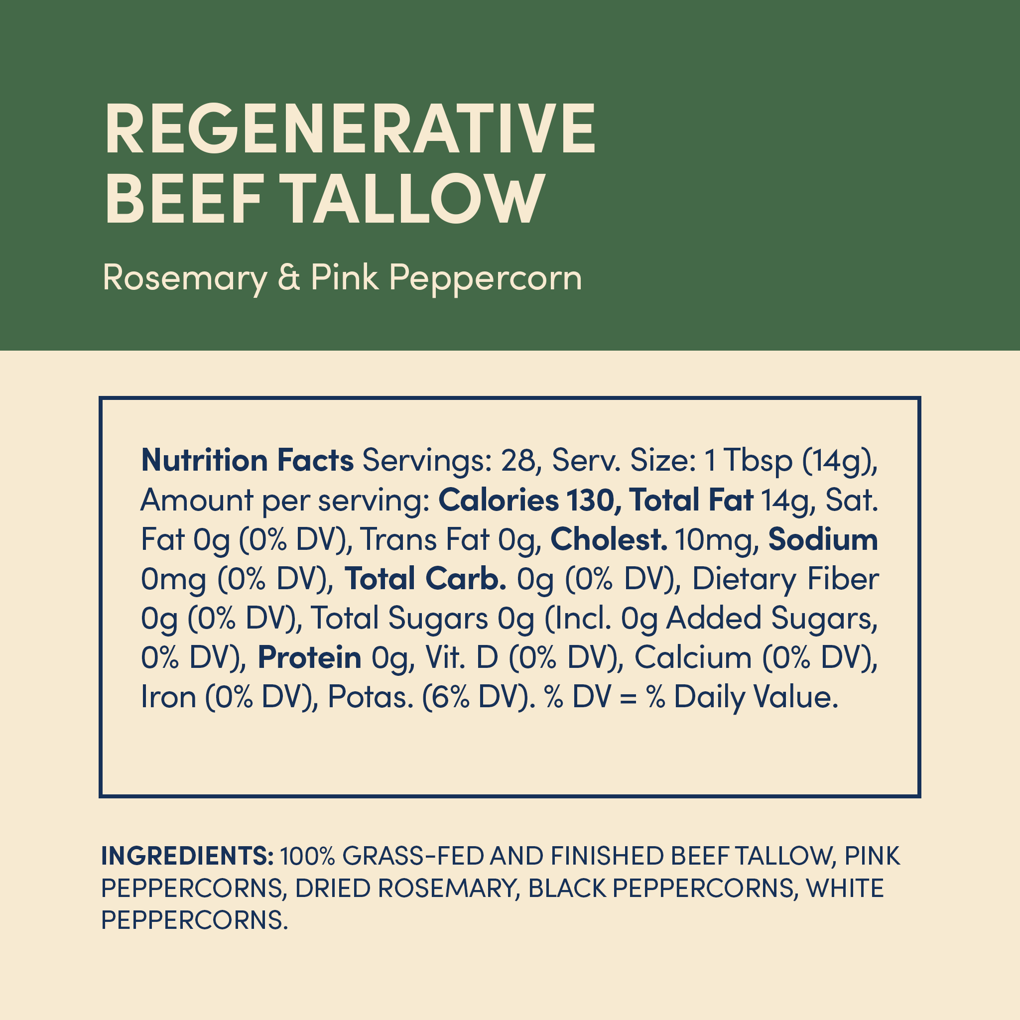 Regenerative Beef Tallow - Variety Pack - 4 Jars