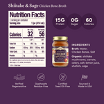 Chicken Bone Broth - Shiitake & Sage