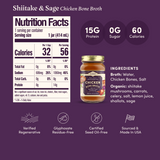 Chicken Bone Broth - Shiitake & Sage