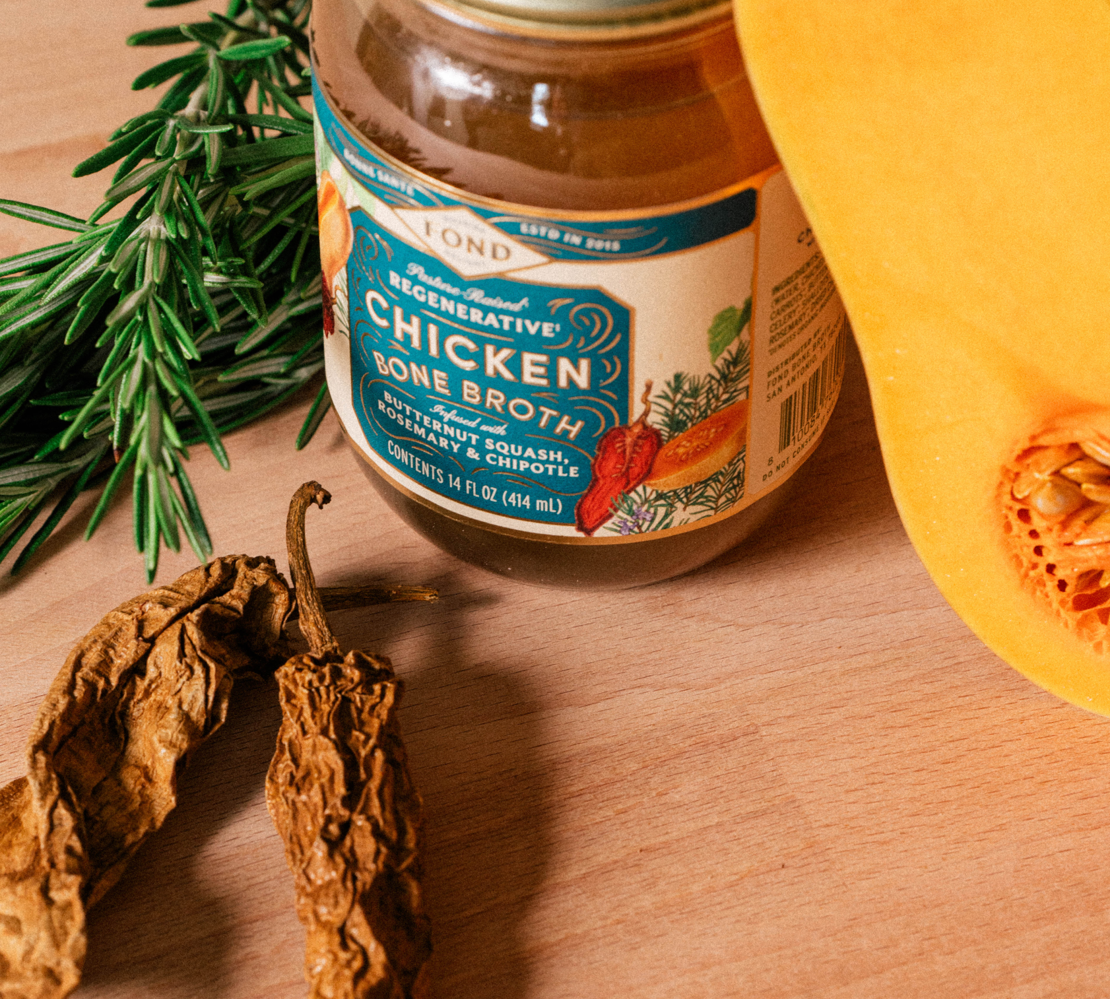 Chicken Bone Broth - Butternut & Rosemary