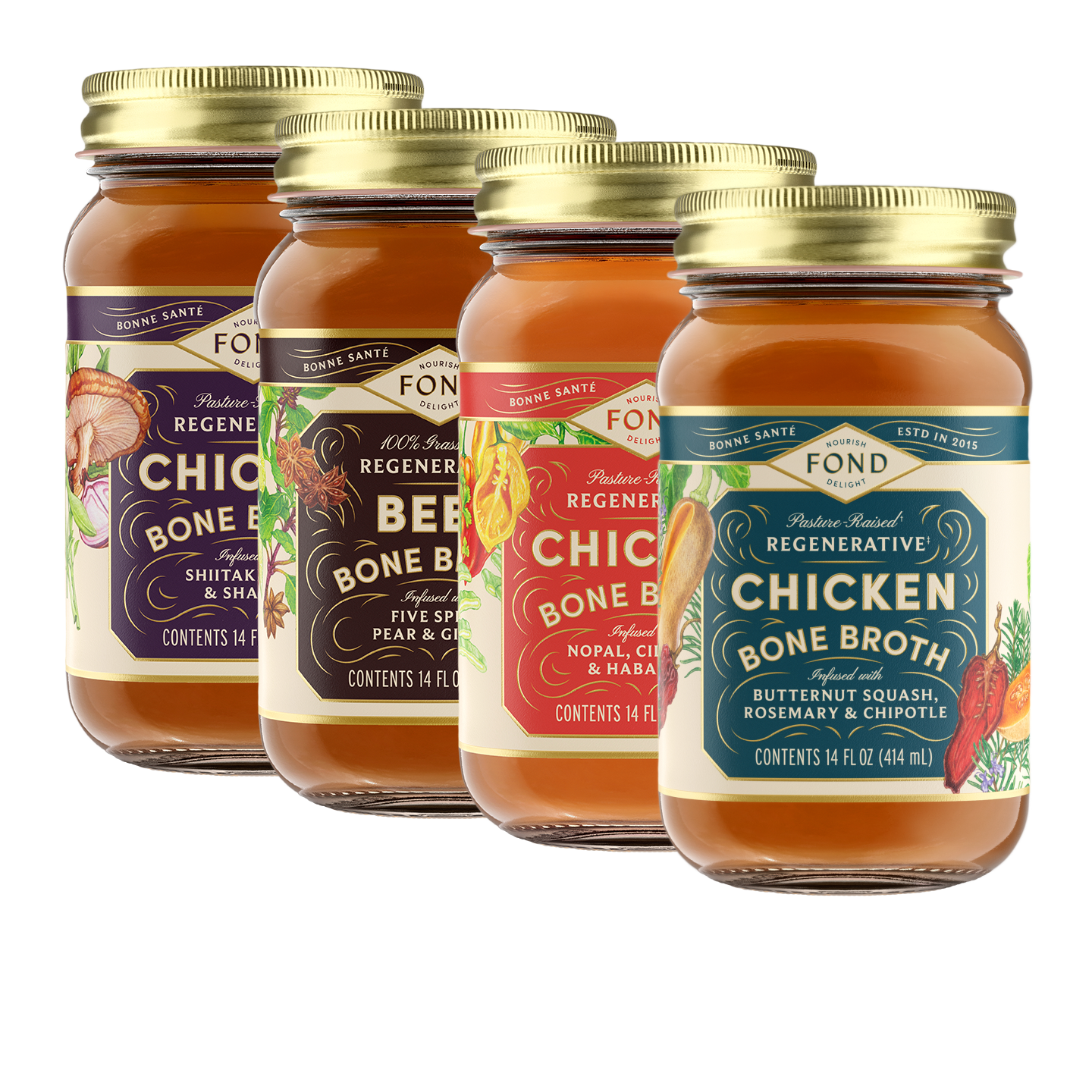Beef & Chicken Bone Broth Variety Pack