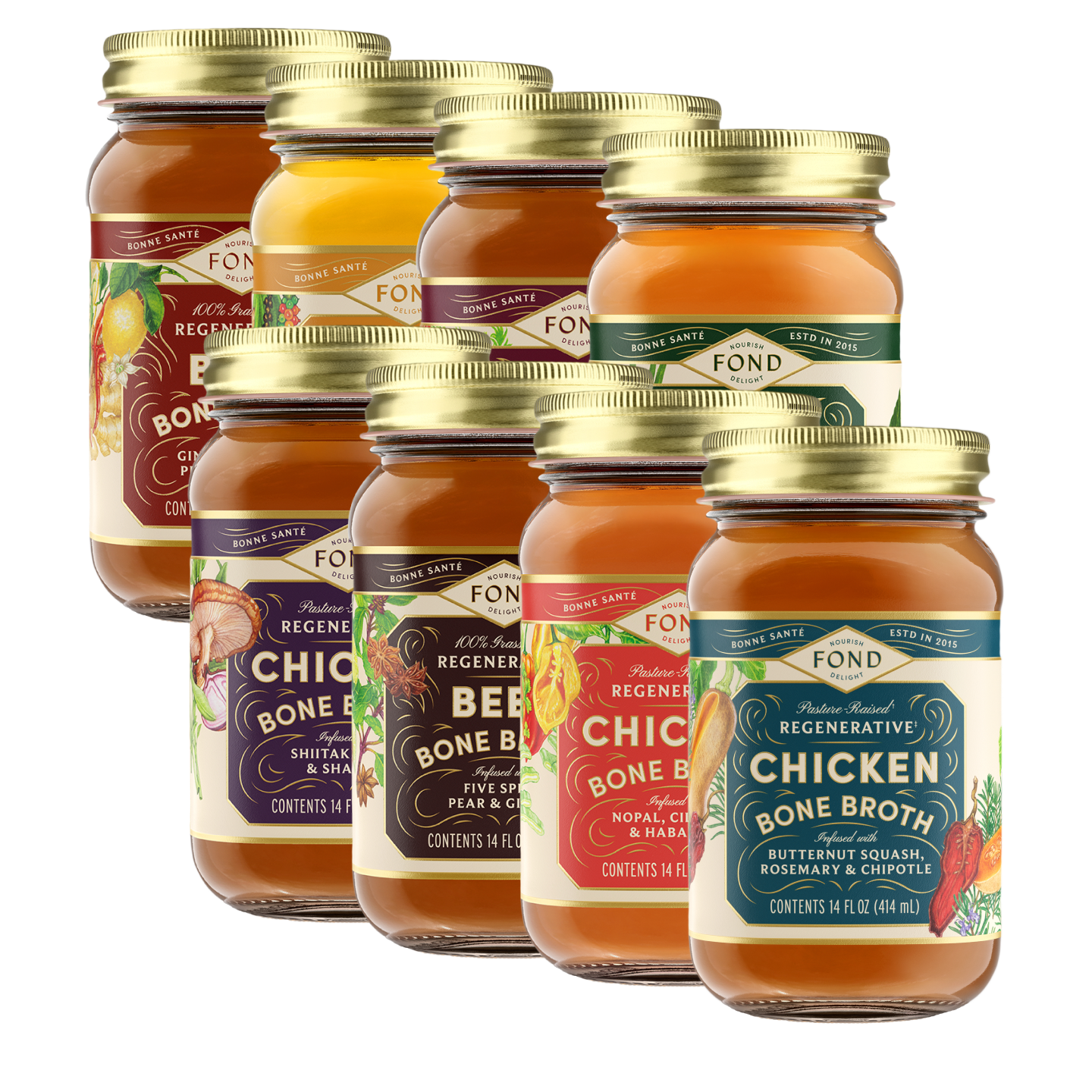 Beef & Chicken Bone Broth Variety Pack