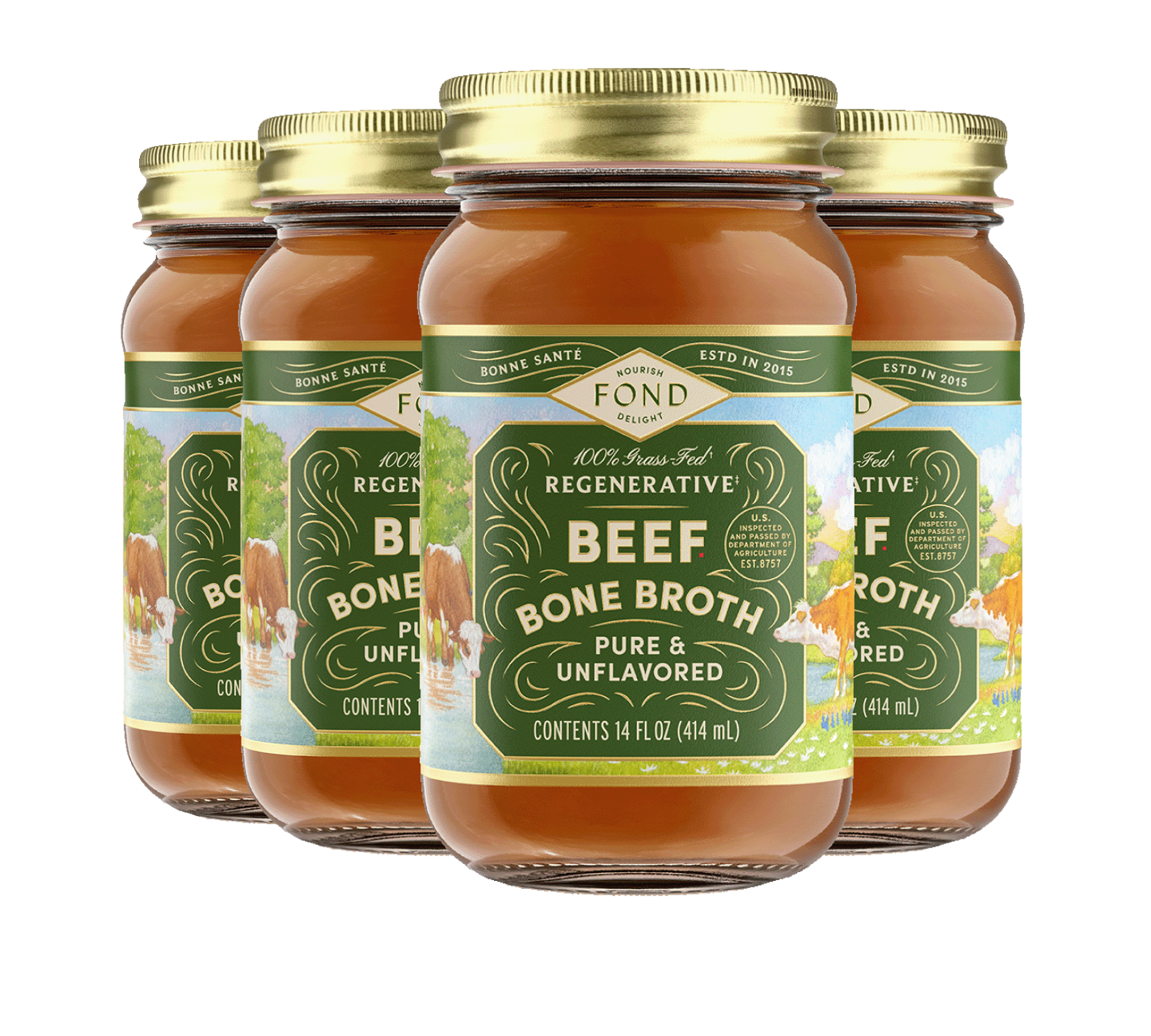 Beef Bone Broth - Pure & Unflavored
