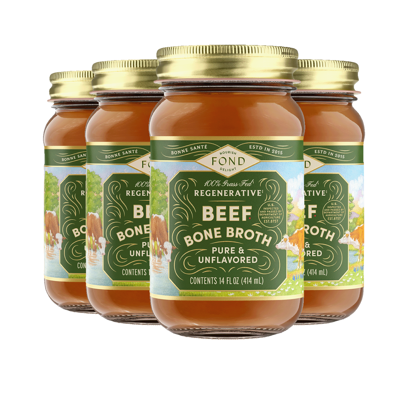 Beef Bone Broth - Pure & Unflavored