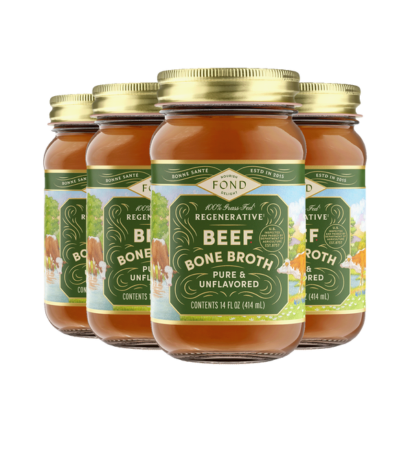 Beef Bone Broth - Pure & Unflavored