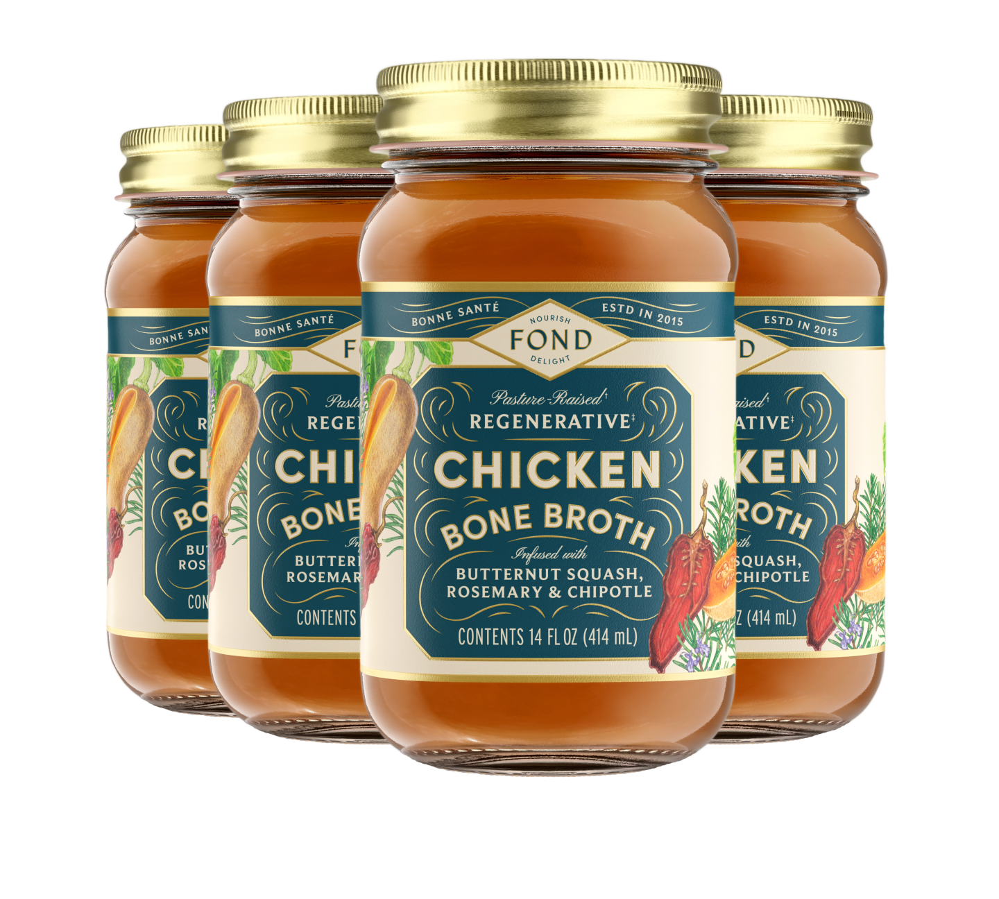 Chicken Bone Broth - Butternut & Rosemary