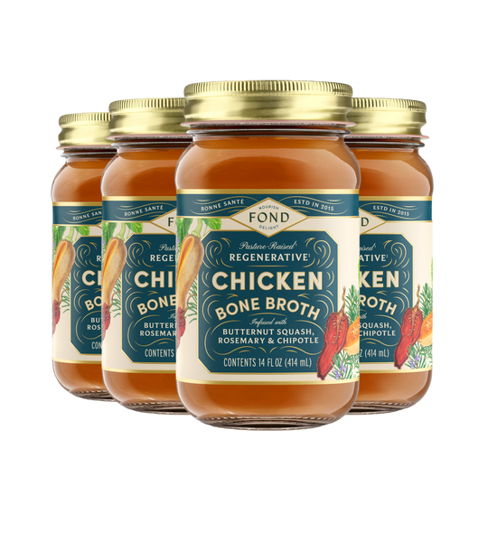 Regenerative Chicken Bone Broth - Conductor (Butternut, Rosemary