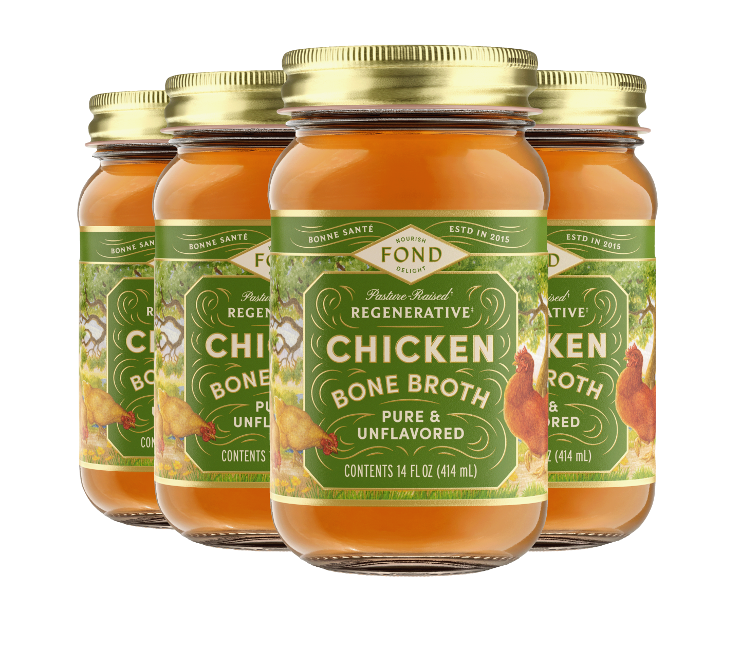 Chicken Bone Broth - Pure & Unflavored