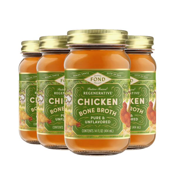 Chicken Bone Broth - Pure & Unflavored