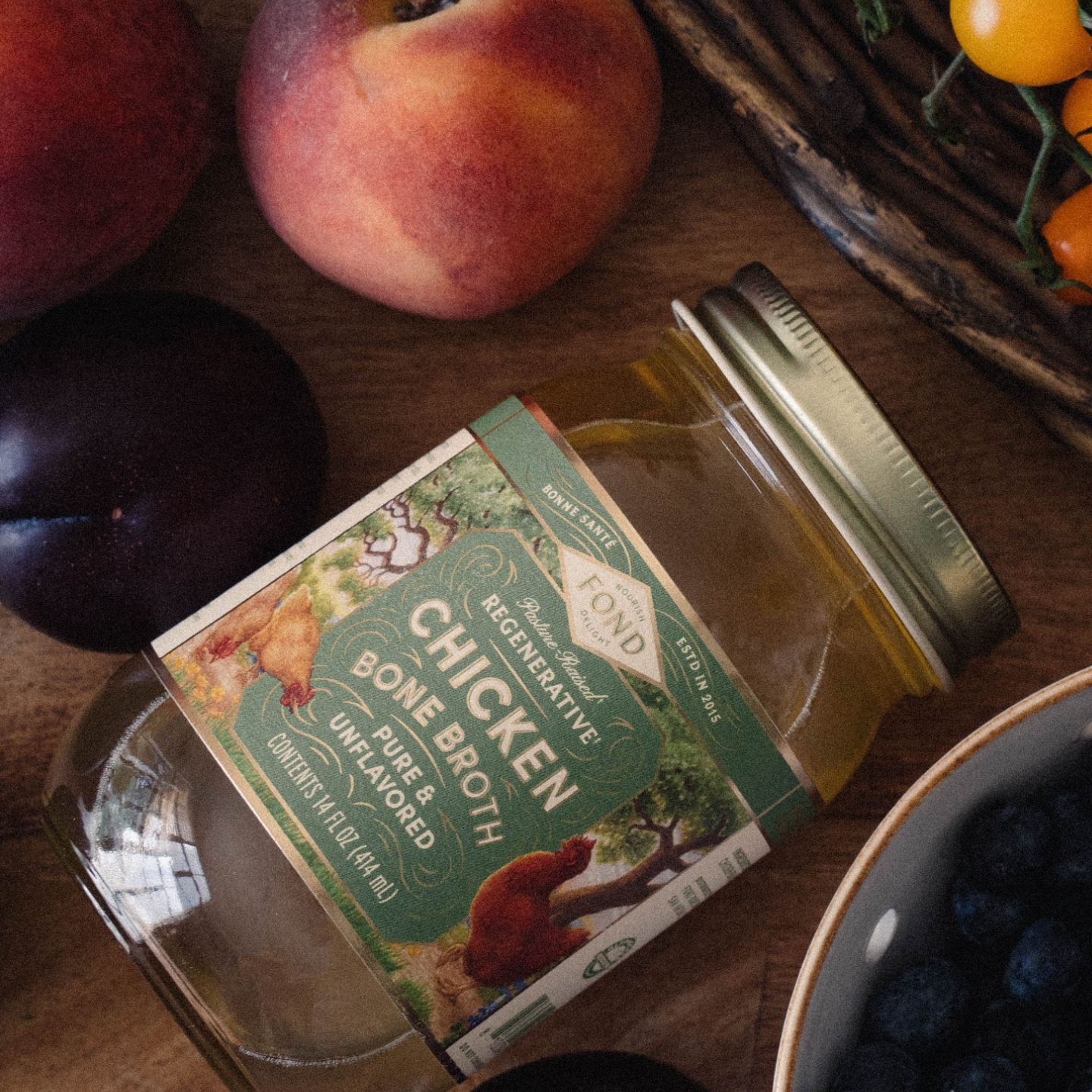 Chicken Bone Broth - Pure & Unflavored