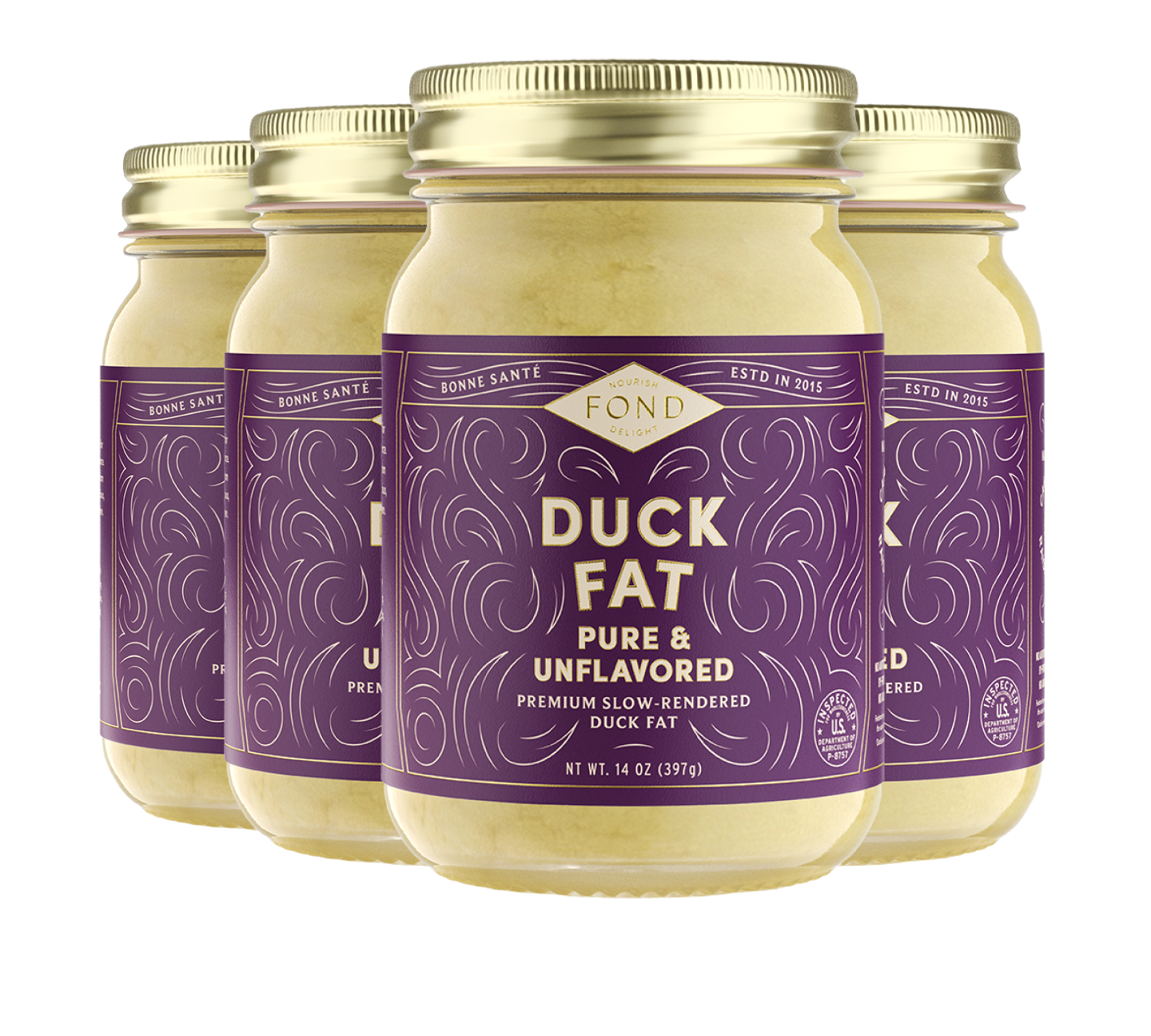 Cage-Free Duck Fat - Pure & Unflavored