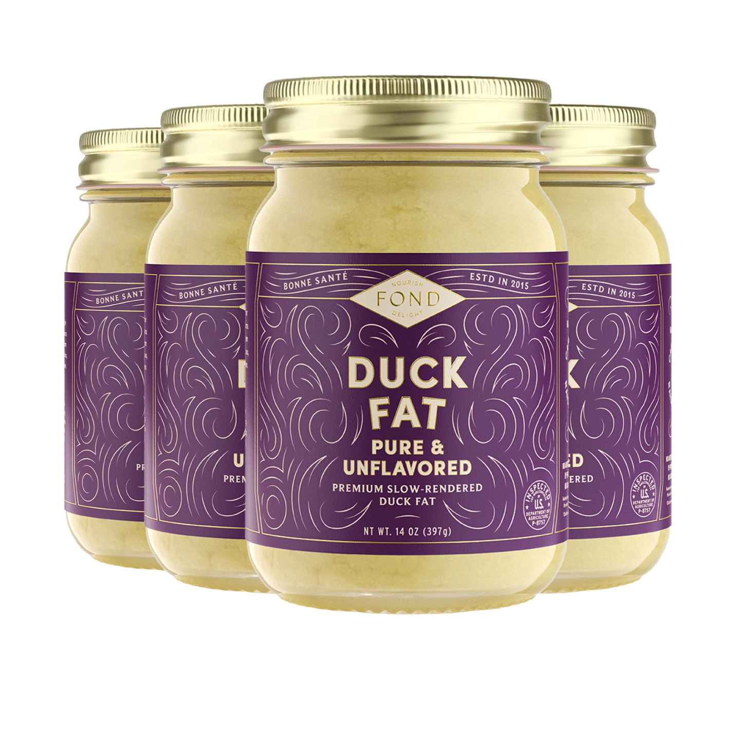 Cage-Free Duck Fat - Pure & Unflavored