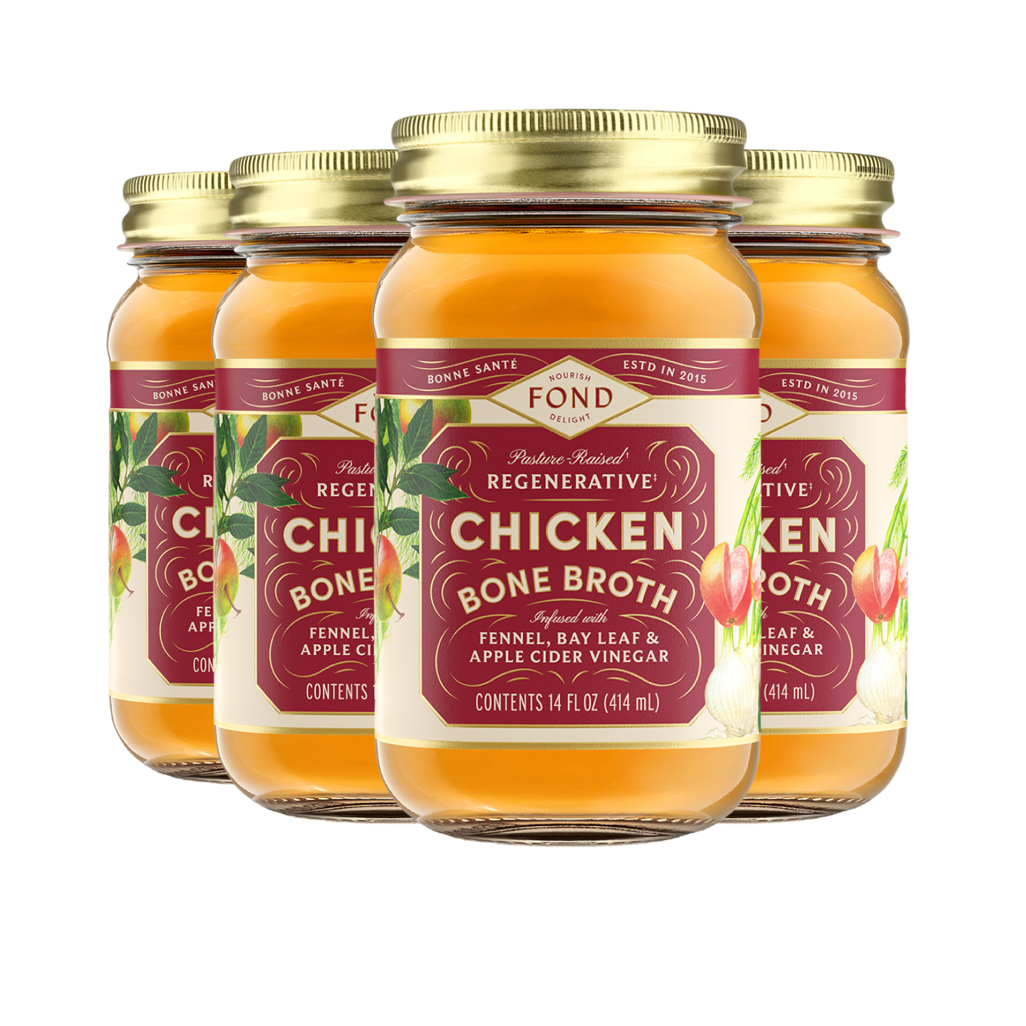 Chicken Bone Broth - Fennel & Bay Leaf