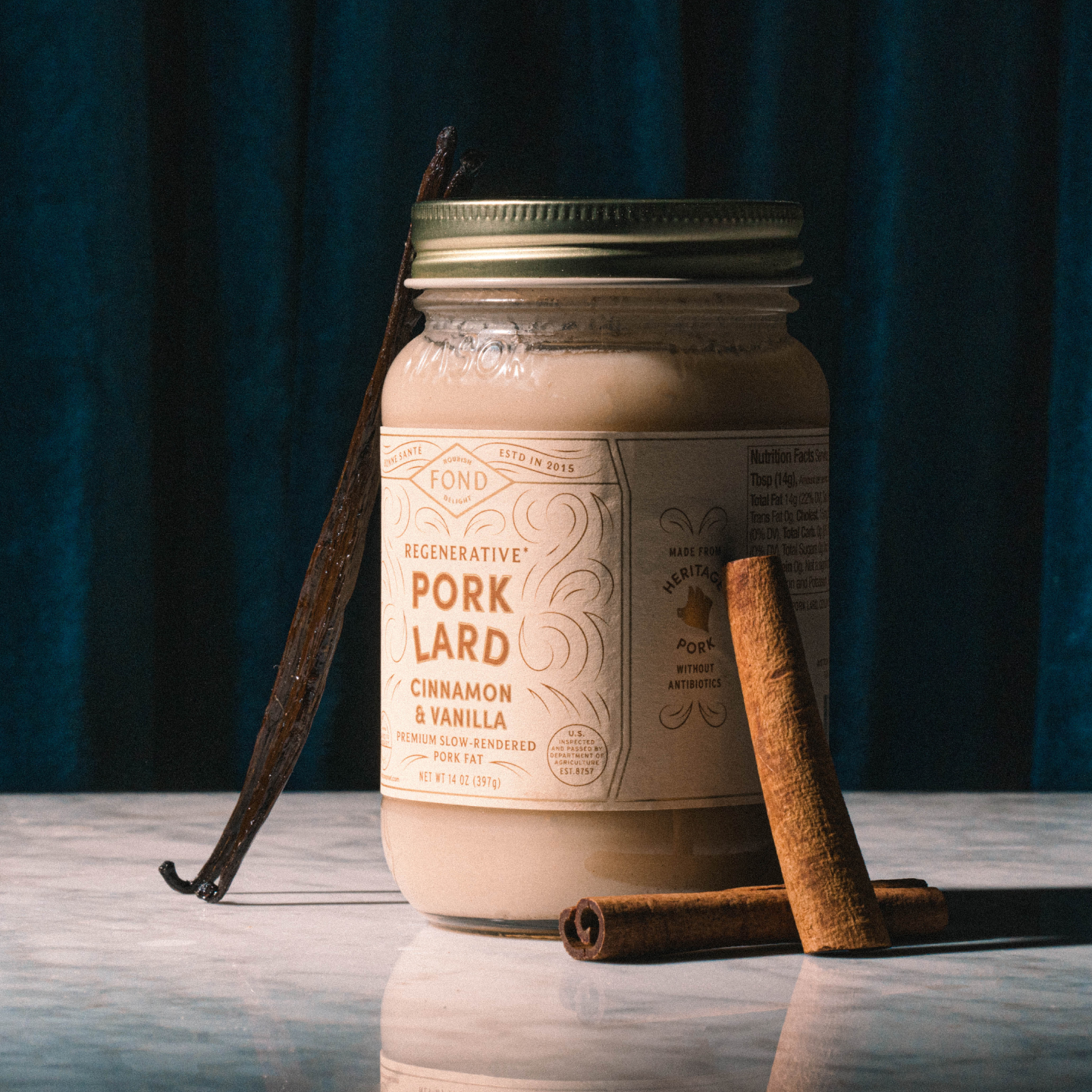 Pork Lard - Cinnamon & Vanilla