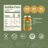 Chicken Bone Broth - Pure & Unflavored - 4 Jars