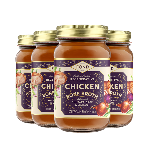 Chicken Bone Broth - Shiitake & Sage