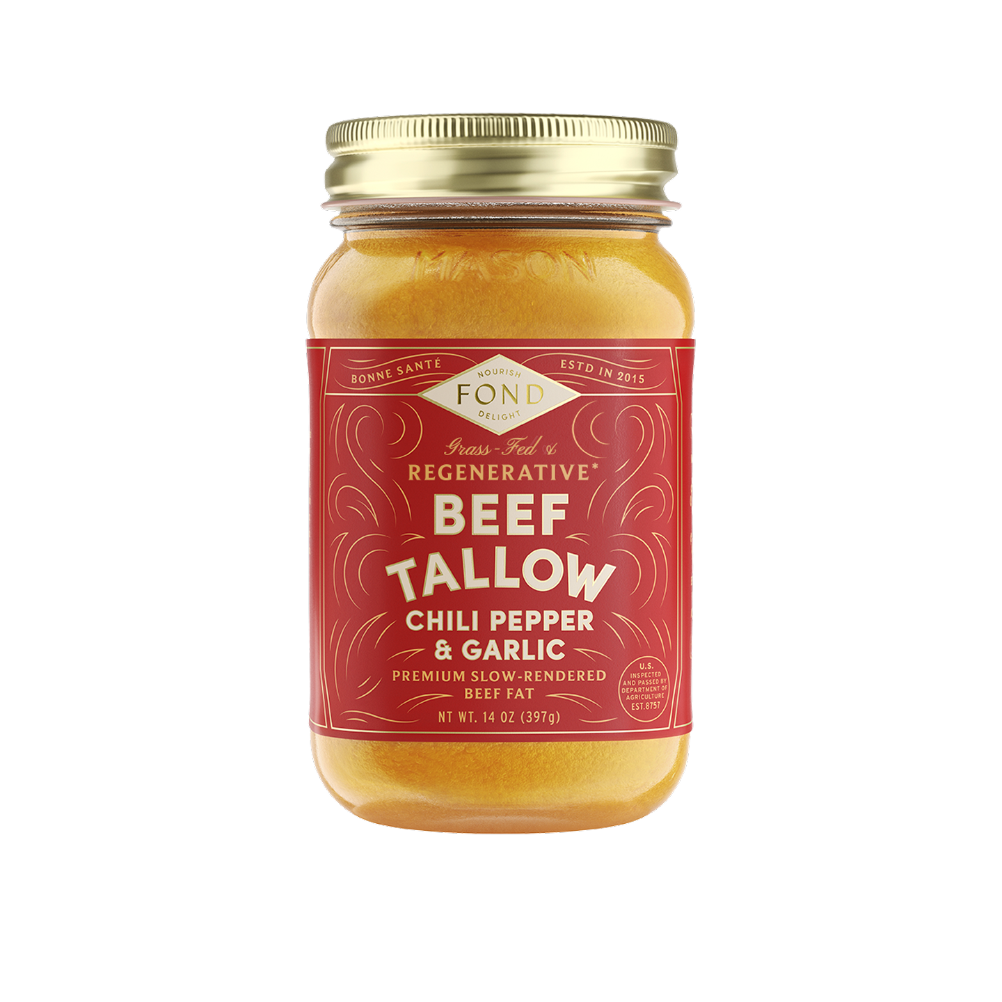 Beef Tallow - Chili & Garlic