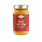 Grass-Fed & Finished Beef Tallow - Chili Pepper & Garlic