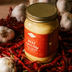 Grass-Fed & Finished Beef Tallow - Chili Pepper & Garlic