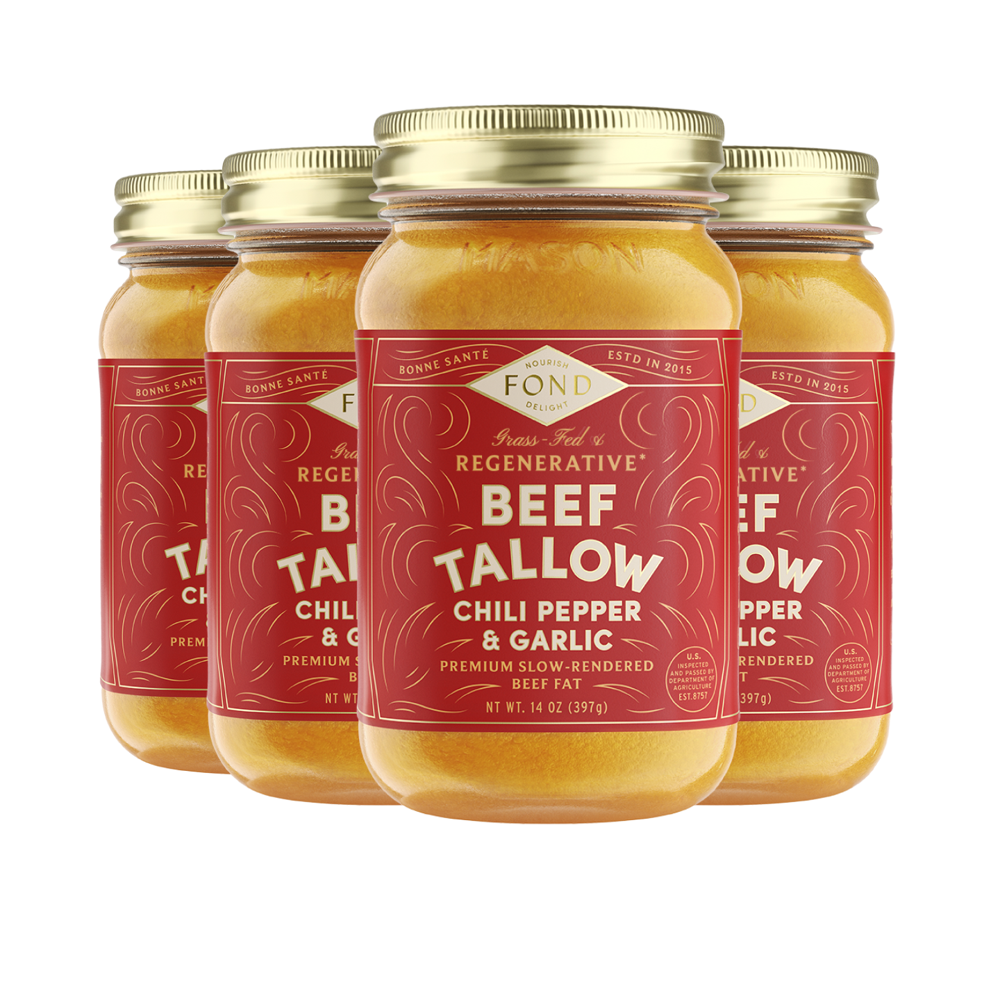 Beef Tallow - Chili & Garlic