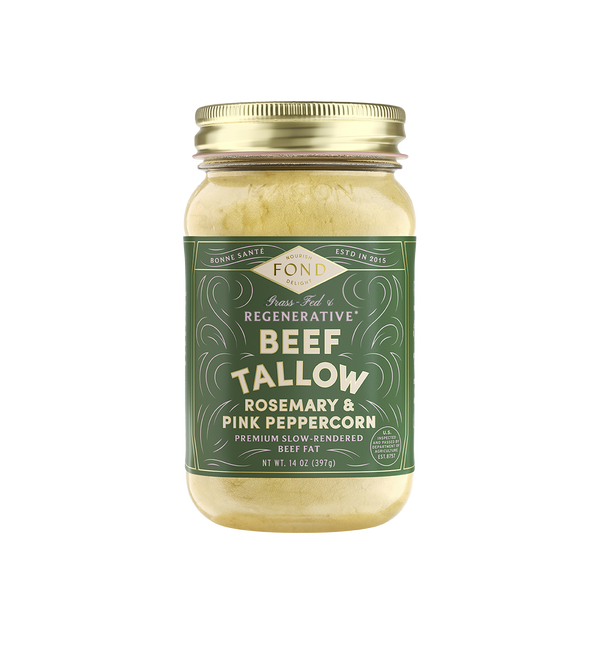 Beef Tallow - Rosemary & Pink Peppercorn